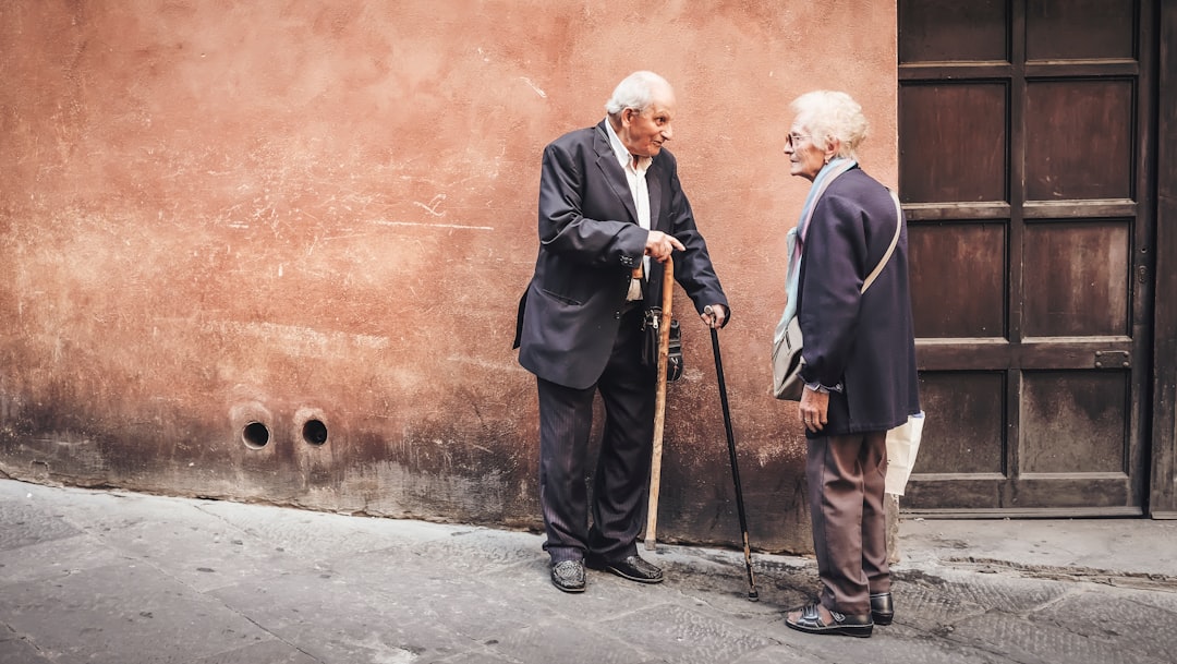 Photo Elderly caregiver